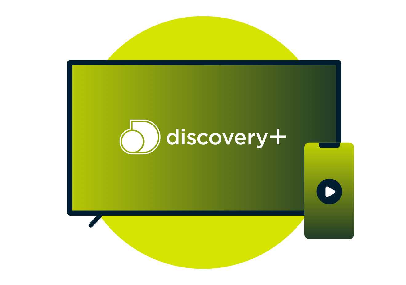 Discovery Plus televisiossa ja &auml;lypuhelimessa.